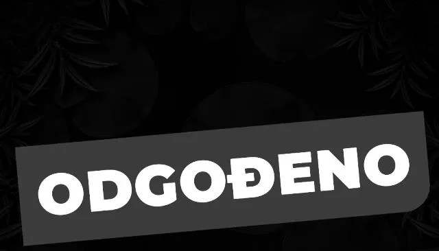 odgodeno